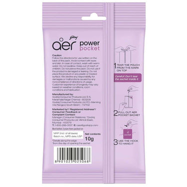 LXINDIA Air freshener Godrej aer Power Pocket Bathroom Freshener Berry Rush(10G)