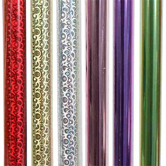 LXINDIA gift wrapper GOLD LEAF Holographic Metallic Gift Paper Wrapping Sheets