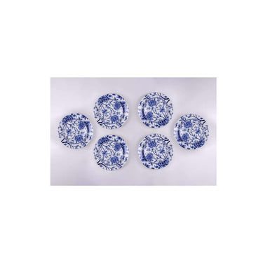 LXINDIA Dinner Set GOLDEN QUEEN'S Handcrafted Sapphire Bloom Dinner Set