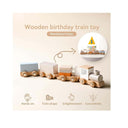 LXINDIA Toys GOODIYA Wooden Train Set  with Numbers and Blocks Toddler(TRIN1)