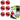 LX INDIA Cricket ball Greek Tennis Cricket Ball, Heavy Weight Cricket Tennis Ball,(Maroon, Pack of 6)