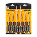 LXINDIA screw drivers GSK Cut 6 pcs Round Blade Screwdriver set