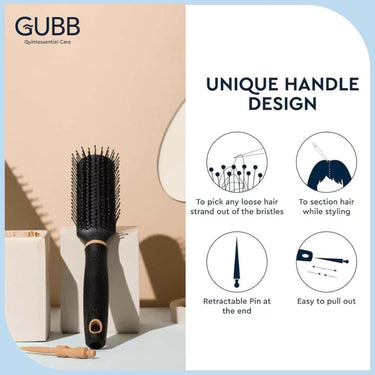 LXINDIA Brushes GUBB Elite Range Round Hair Brush For Blow Drying and Hair Styling