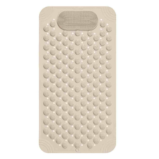 LXINDIA mats Beige Gyanvan Anti-Skid Silicone Bath Mat