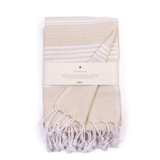 LX INDIA Towels HABER Premium Basic Large Cotton Towel (152 X 76 Cm) (Pack of 1, Beige)
