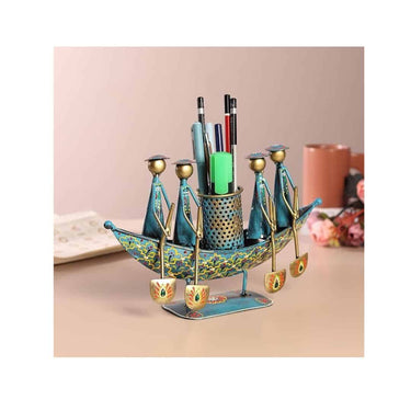 LXINDIA Pen Holder Habere India-All the Cultures Fabricating India Vintage Pen and Pencil Holder