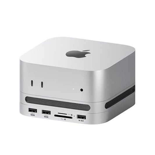 LX INDIA Dock Station Hagibis Mac mini M4 Hub with M.2 SSD Enclosure & Dustproof Stand, USB-C Docking Station