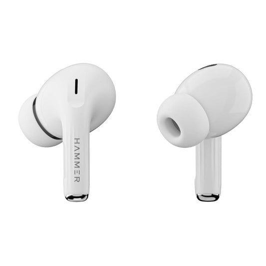 LX INDIA Earbuds White HAMMER Aeromax ANC (32dB) TWS
