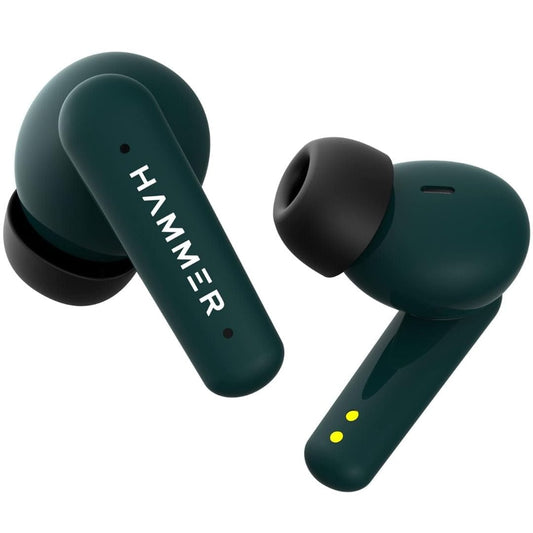LX INDIA Earbuds HAMMER Airflow Plus TWS Earbuds with Bluetooth 5.1 - Emerald Green