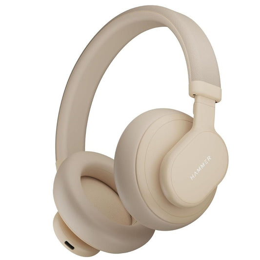 LX INDIA Earbuds Apricot HAMMER Bash Max Over The Ear Wireless Bluetooth Headphones with Mic