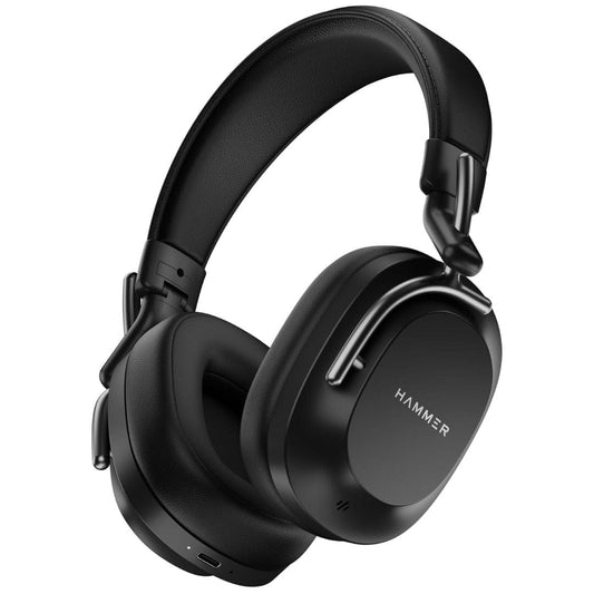 LX INDIA Earbuds HAMMER Bash Pro 33 dB Hybrid ANC Over Ear Wireless Headphones