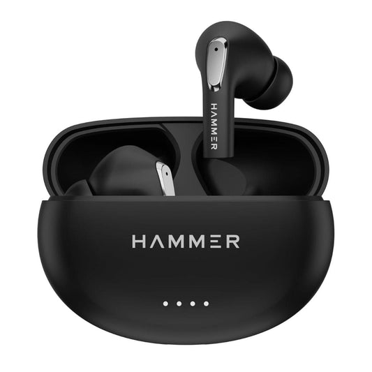 LX INDIA Earbuds HAMMER Mini Pods True Wireless Earbuds with Upto 20H Playtime - Black