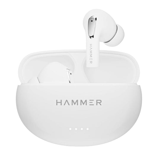 LX INDIA Earbuds HAMMER Mini Pods True Wireless Earbuds with Upto 20H Playtime - White