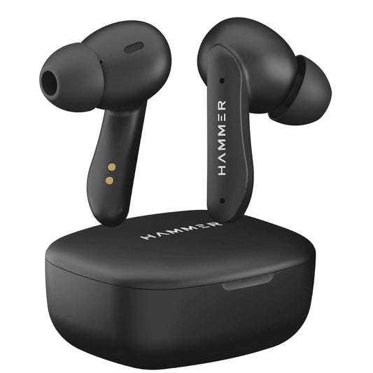 LX INDIA Earbuds Black HAMMER Solitude Bluetooth Earbuds with Upto 22H Playtime