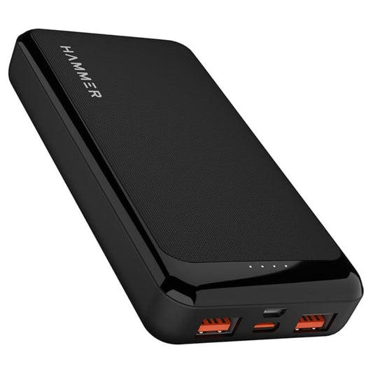 LX INDIA Power Bank Hammer Ultra Charge 20000mAh 22.5W Power Bank 20W (Black)