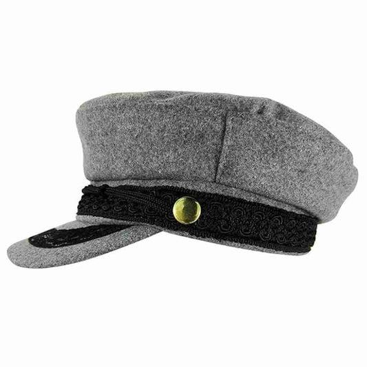LX INDIA Caps and Hats Handcuffs Caps Military Cotton Casquette Cap Casual Hat for Mens & Womens Grey