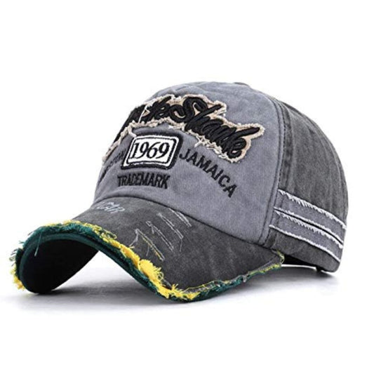 LX INDIA Caps and Hats Handcuffs Unisex Baseball Caps Adjustable Stylish Sun Protective Cap for Men Women (Grey Basics)