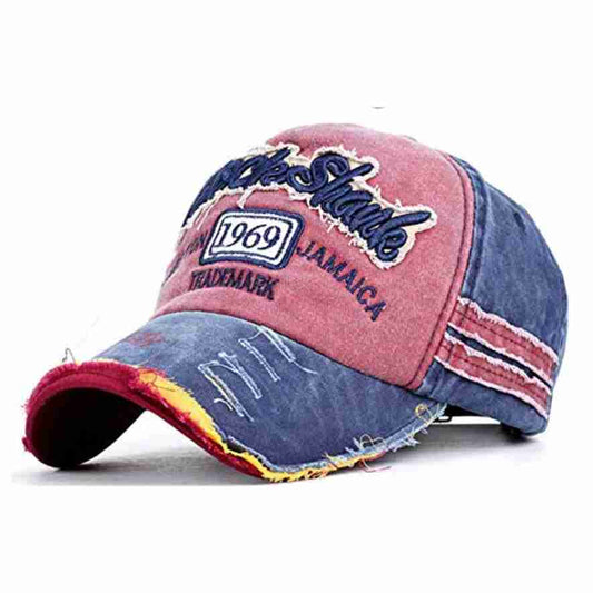 LX INDIA Caps and Hats Handcuffs Unisex Baseball Caps Adjustable Stylish Sun Protective Cap for Men Women (Red)
