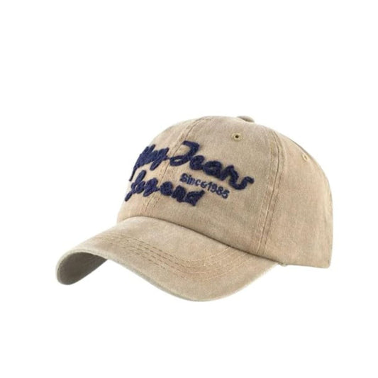 LX INDIA Caps and Hats Handcuffs Unisex Denim Cap Lightweight Sports Cap with Adjustable Strap Free Size Summer Casual Hats Khaki
