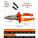 LXINDIA pliers HARDEN 8inch Insulated Combination VDE Plier can Withstand 1000V