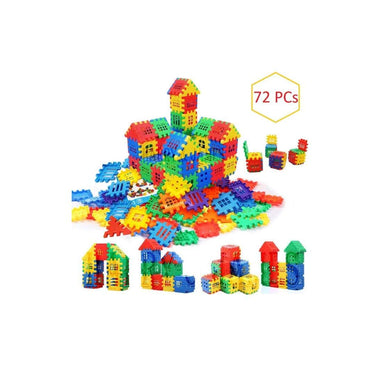 LXINDIA Toys HARRY and JAMES  Blocks Game 72 Pcs Toy Building Blocks