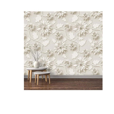 LXINDIA Wallpaper Harsh Photo Laminations Wall Stickers Wallpaper Floral 3D