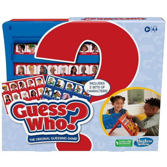 LX INDIA BOARD GAME Hasbro Guess Who? Original, Easy to Load Frame, Double-Sided Character Sheet