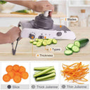 LXINDIA kitchen tool Hatanu Mall 18 in 1 Stainless Steel Mandolin Slicer