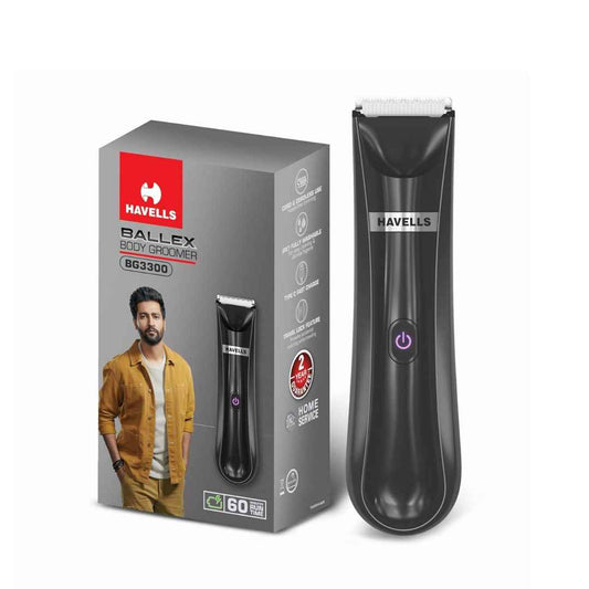 LX INDIA Trimmer Havells Ballex Body Groomer|Full Body Trimmer For Men (Black)