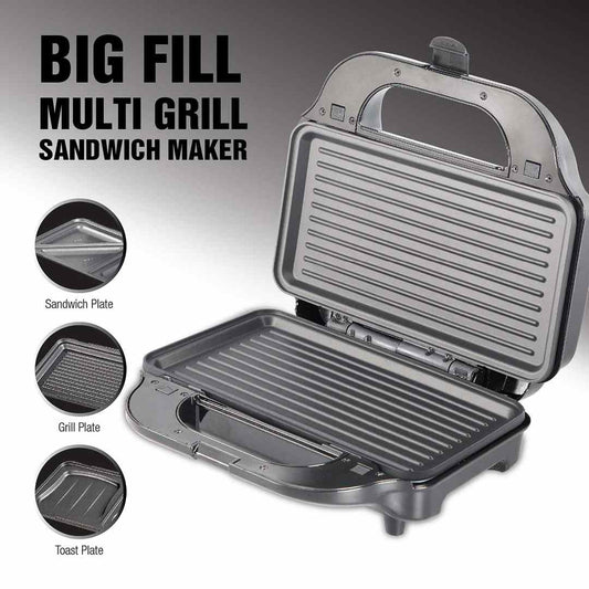 LX INDIA Electric Toaster Havells Big Fill Multi Grill 900 watt Sandwich Maker