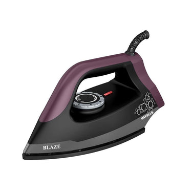 LXINDIA Cloth Iron Havells Dry Iron 2 KG Heavy Weight Dry Iron 1250W- Black