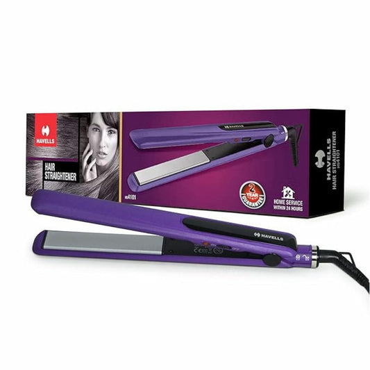 LXINDIA Straightener Havells HS4101 Ceramic Plates Fast Heat up Hair Straightener (Purple)