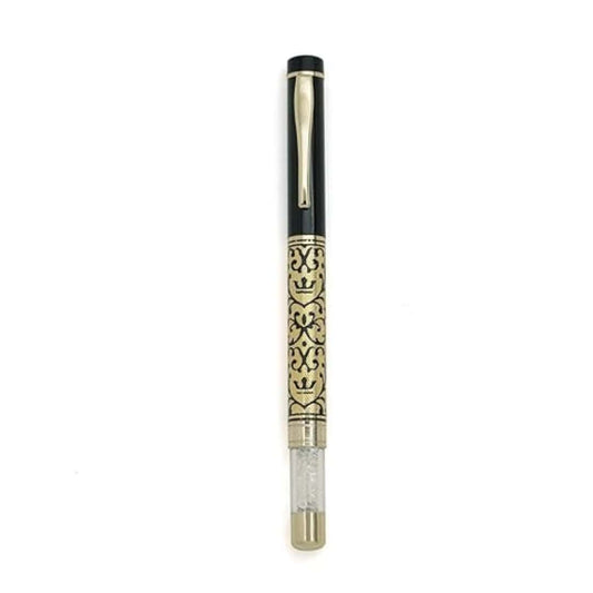 LXINDIA Pens HAYMAN 24 Ct Gold Plated Crystal Designer Roller Ball Pen with Box