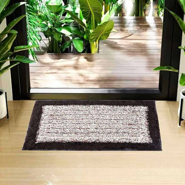 LXINDIA mats Heart Home Door Mat (Brown)