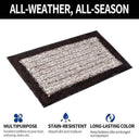 LXINDIA mats Heart Home Door Mat (Brown)