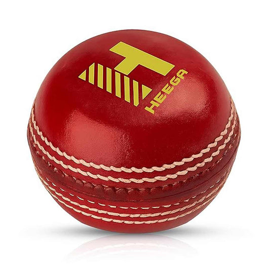 LX INDIA Cricket ball Heega Pace Cricket Coaching Red Seam Leather Cricket Ball - Seam Training (Pack of, 2)