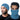 LX INDIA Face Mask HEELIUM Bamboo Bandana for Men and Women Pack of 2 Dusk Blue