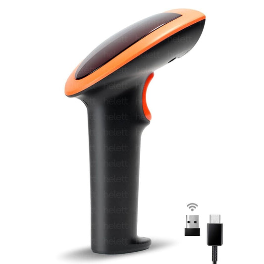 LX INDIA Barcode and QR Code Scanner Helett HT15 Hands-Free 2D & 1D USB Desktop Barcode Scanner