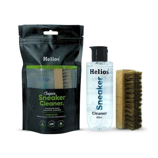 LX INDIA Shoe cleaning set pack of 1 Helios Super Sneaker Cleaner Kit 125 ml | All-Purpose Shoe Cleaning Kit With Brush | For Nubuck, Sport Shoes