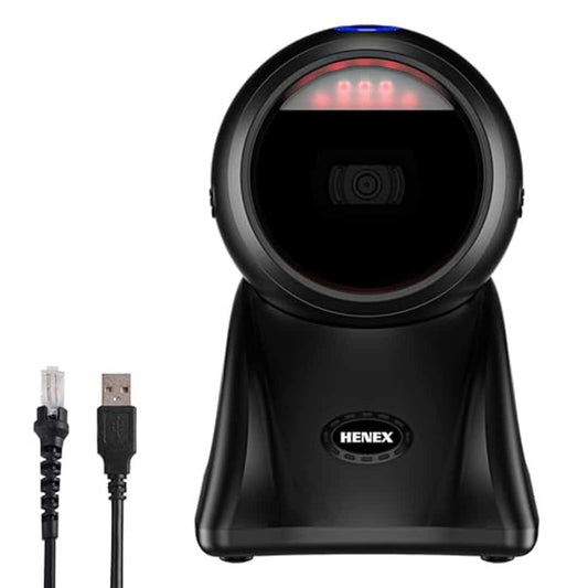 LXINDIA Barcode and QR Code Scanner HENEX HC 8288 Desktop 2D Barcode Scanner QR Code Scanner