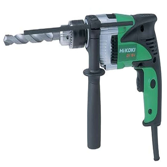 LX INDIA Drill Kit HIKOKI Dv16Vs9Z,Corded Impact Drill With Variable Speed Dial,590 Watts Powerful Motar,16Mm Drill Chuck And 34500 Rpm,1.5 Kg,,Green