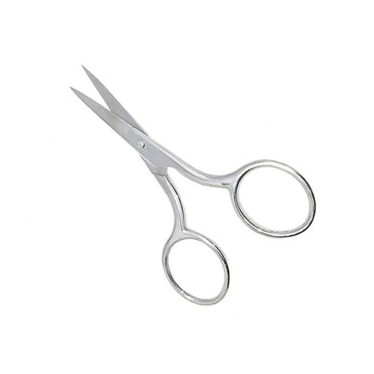 LXINDIA scissors HimPrincy Grooming Metal Scissor for Hair Cutting and Moustache Trimming (Silver)