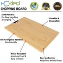 LXINDIA Choping Board HOKIPO Bamboo Wooden Jumbo Chopping Cutting Board (AR3789)