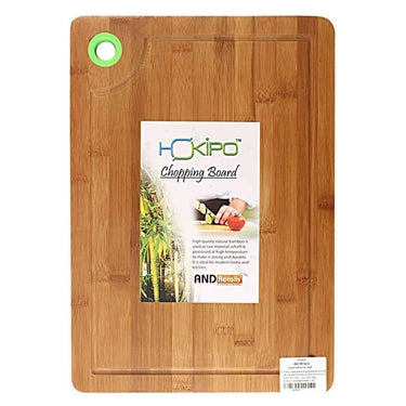 LXINDIA Choping Board HOKIPO Large &amp; Thick Bamboo Wood Chopping Board (40x28 x1.5 cm)