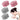 LX INDIA Sweat Bands Homeaura® 2 Pairs Wrist Band for Face Washing (Red Bean and Grey)