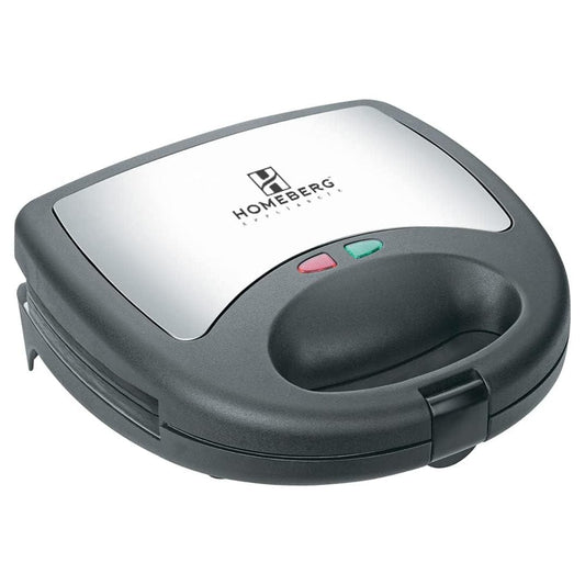 LX INDIA Electric Toaster Homeberg 3-in-1 Waffle Maker, Toast Sandwich Maker & Grill Panini Press | Non-Stick, Detachable Interchangeable Plates