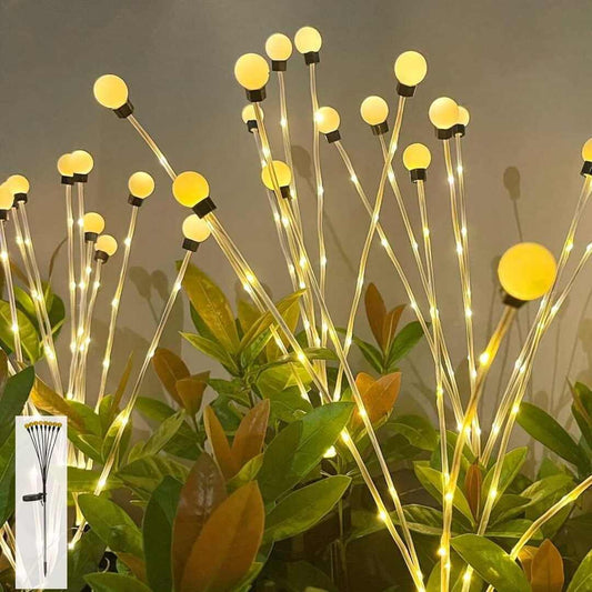 LX INDIA Fancy Lights Homehop Solar Light Outdoor Garden Waterproof Firefly Swaying 56LED,Crystal Ball Wireless Lamp