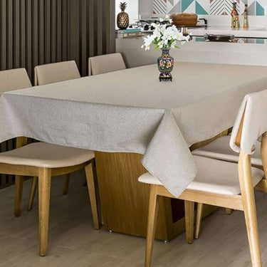 LXINDIA Table Cloth Homerz Premium Jute Table Cloth (52 x 75 inch) Beige