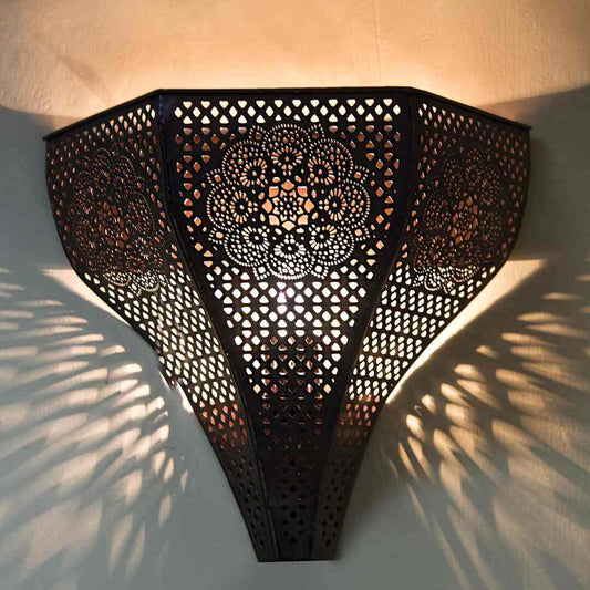 LX INDIA Fancy Lights Homesake 40 watts Vintage Moroccan Wall Lamp