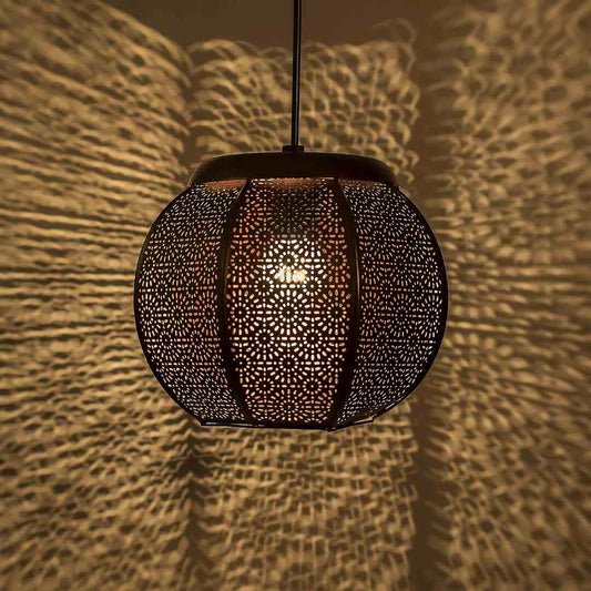 LX INDIA Fancy Lights Homesake Modern Industrial Pendant Light Fixture  (Antique Copper)